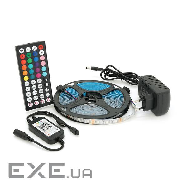 Комплект музичної світлодіодної стрічки 5050 RGB 5 метрів, 60Led, пульт, блок живленн (ZT03-5050-2a) (ZT03-5050-2a)