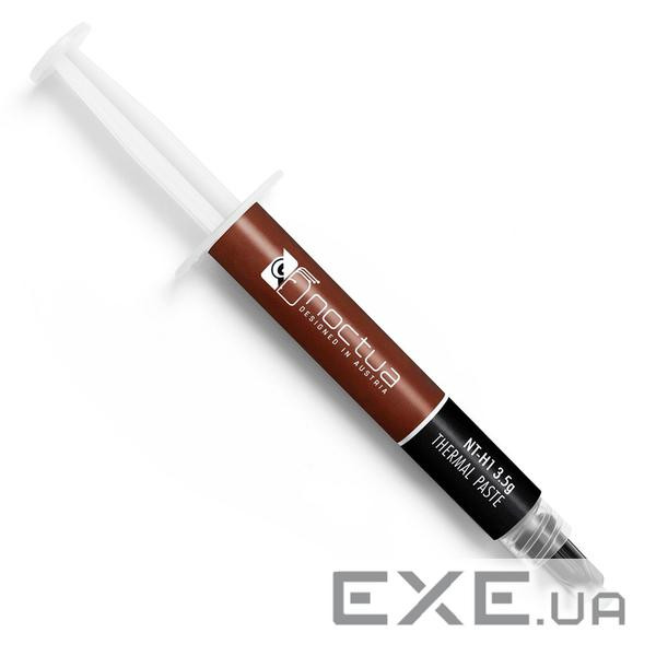 Термопаста універсальна Noctua 3.5 гр шприц теплопровідність: 2.4 Вт/мC, силіконова (NT-H1)