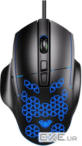 Миша AULA F812 Wired gaming USB Black (6948391213132)