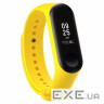 Ремінець для фітнес браслета BeCover Silicone Xiaomi Mi Band 3/4 Yellow (704130)