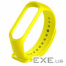 Ремінець для фітнес браслета BeCover Silicone Xiaomi Mi Band 3/4 Yellow (704130)