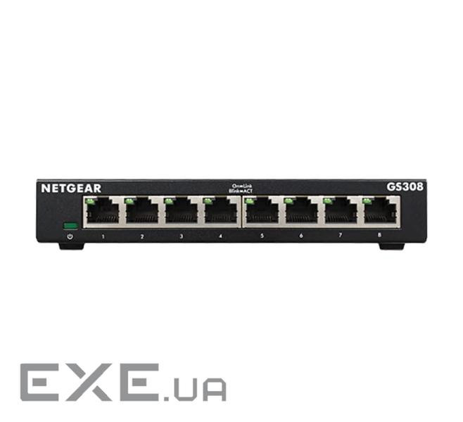 Комутатор мережевий Netgear GS308 (GS308-300PES)