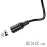 Кабель BOROFONE BX41 USB to Micro 2.4A, 1m, PVC, PVC connectors, magnetic, Black (BX41MB)