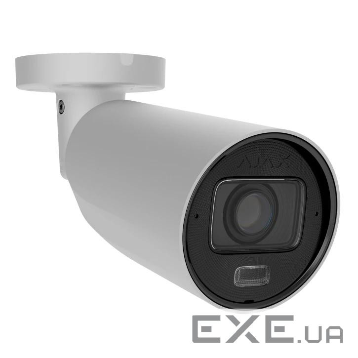 5 Mp IP варіофокальна відеокамера з гібридним підсвічуванням Ajax BulletCam HLVF (5 Mp) White (2.8-1