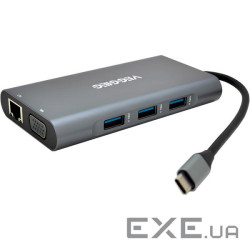 Порт-реплікатор VEGGIEG TC10-U Silver