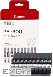 Комплект картриджів струменевих Canon PFI-300 imagePROGRAF PRO-300 M/PM/C/PC/GY/CO/MB/PB/ (4192C008)