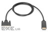 Кабель DP/DVI-D (AM/AM) DIGITUS 2м, Black/ Чорний , bulk (AK-340301-020-S)
