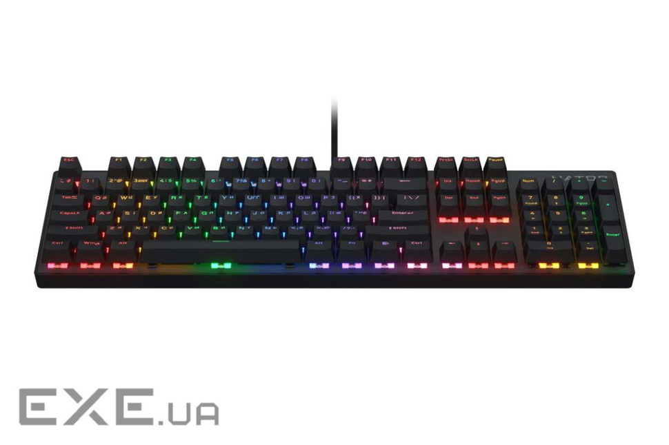 Клавіатура механічна HATOR Icefall Mecha Rainbow (HTK104UA) black HATOR Icefall Mecha Rainbow (HTK104UA) black