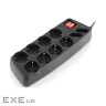 Мережевий фільтр живлення REAL-EL RS-Protect 505, 3m, black (EL122300045)