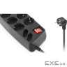 Мережевий фільтр живлення REAL-EL RS-Protect 505, 3m, black (EL122300045)