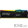 Модуль пам'яті KINGSTON FURY Beast RGB EXPO Black DDR5 6400MHz 16GB (KF564C32BBEA-16)