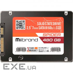 SSD MIBRAND Spider 480GB 2.5" SATA (MI2.5SSD/SP480GBST)