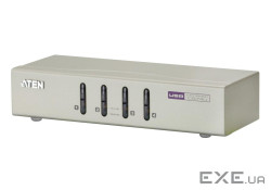 4-портовий USB KVM-перемикач, в комплекті 2 кабелі по 1,2 м. та 2 кабелі по 1,8 м., без Б (CS74U-AT)