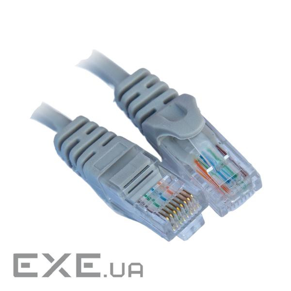 Патч-корд Gear Сat5E UTP 24 AWG 5м сірий (24146)