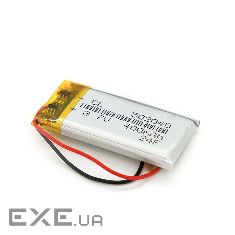 Літій-полімерний акумулятор 5*20*40mm (Li-ion 3.7В 320мА&middot,год) (502040) ) (502040)