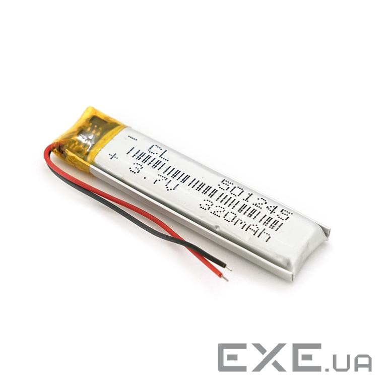 Літій-полімерний акумулятор 5*12*45mm (Li-ion 3.7В 230мА&middot,год) (501245) ) (501245)