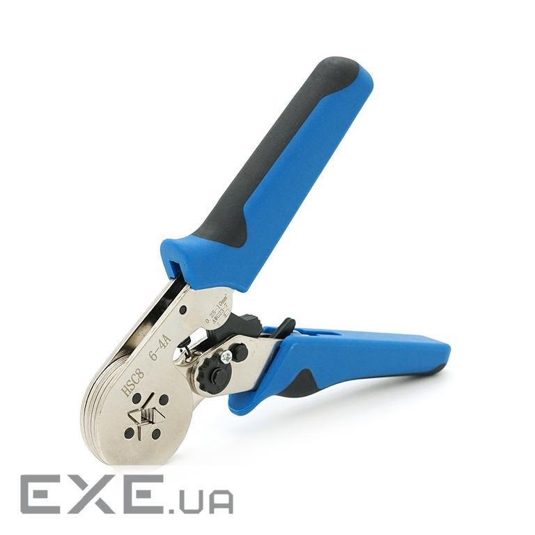 Кримпер HCS8 6-4A для обтиску кабельного наконечника , 0.25-10mm2, Black-blue