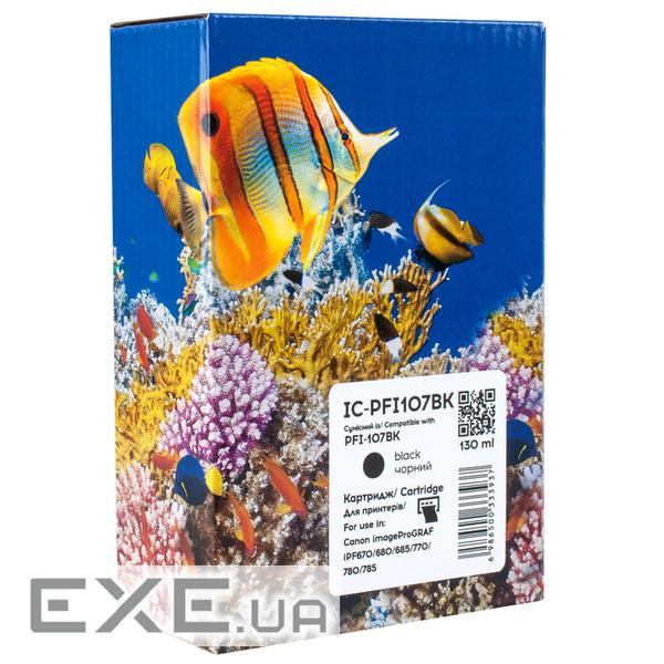 Картридж Barva Canon PFI-107BK (6705B001) 130 мл, Black (IC-PFI107BK)