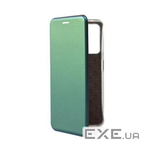Чохол-книжка для смартфона Xiaomi Redmi Note 12 Pro 5G, Premium Leather Case Dark Green