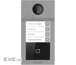 2Мп IP виклична панель з Wi-Fi Hikvision DS-KV8413-WME1(B)/Surface/Flush