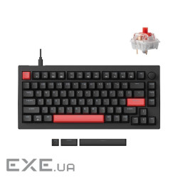 Клавіатура механічна Lemokey X4 84Key, Keychron Brown, USB-A, QMK/VIA, Hot-Swap, EN/UKR, (X4-H3-UA)