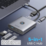 Порт-реплікатор ORICO 5-in-1 USB-C to 1xHDMI, 1xUSB-A3.0, 2xUSB-A2.0, PD60W (CA914227)