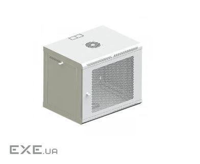 Шафа телекомунікаційна 19" VAGO 9U, настінна, двері перфорований метал, сірий, (50 (027067) , (50 (027067)