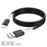 Дата кабель USB 2.0 AM to USB-C 1.0m 3A Black HOCO (6931474768575)