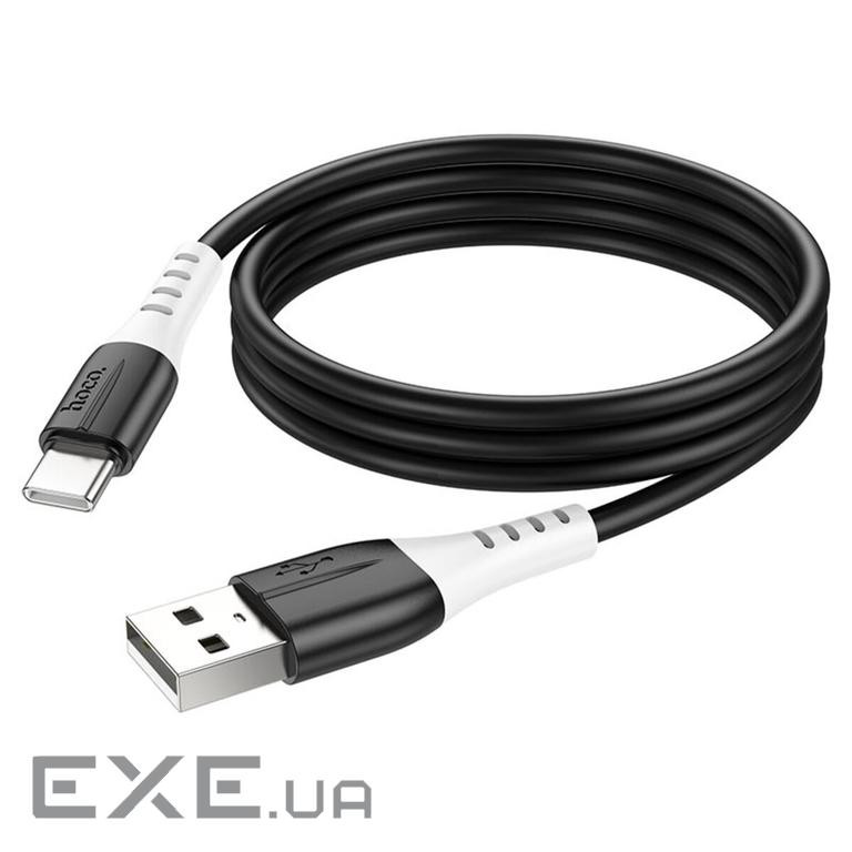 Дата кабель USB 2.0 AM to USB-C 1.0m 3A Black HOCO (6931474768575)