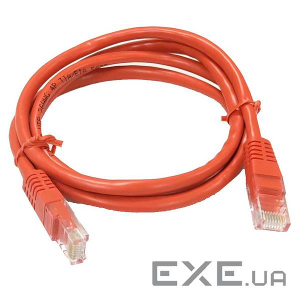 Патч-корд 1м кат. 5e червоний Kingda UTP