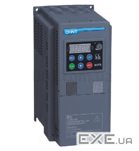 Перетворювач частоти CHINT NVF5-5.5 / TS4-B, 5,5 кВт, 380В, 400Гц-max, векторний,3 фази