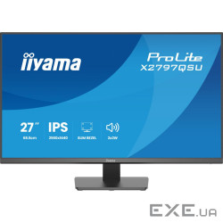27" 16:9 IPS РК монітор, 2560х1440, 1 мс (MPRT), 7 5 Гц, 350 кд/м2, Adaptive Sync, 2xH (X2797QSU-B1)