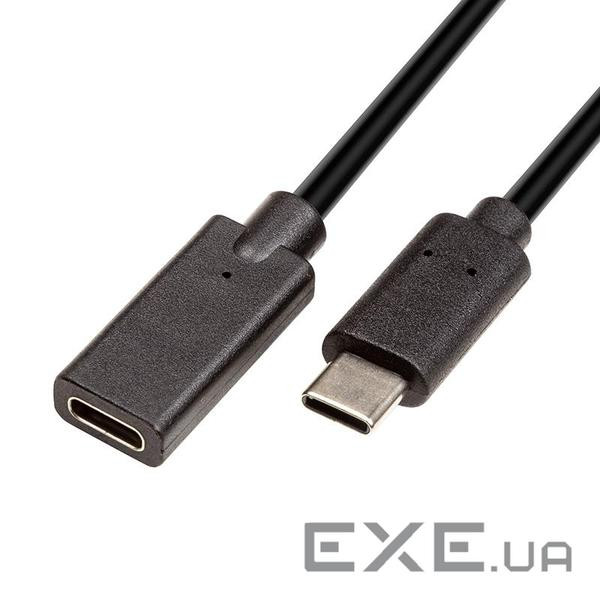 Дата кабель USB-C M/F 1.5m USB3.0 3A PowerPlant (CA912582)