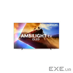 Телевізор 77", OLED, 120 Гц, 1000 кд/м2, VRR, ALLM , Auto Game, AMD FreeSync Premium, (77OLED770/12)