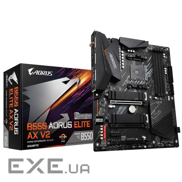 Материнська плата AORUS B550 Elite AX v2 (B550 AORUS ELITE AX V2)