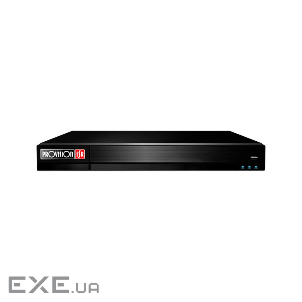 IP-відеореєстратор 16-канальний Provision-ISR NVR12-16400FAN(1U) з розпізнаванням осіб для систем ви