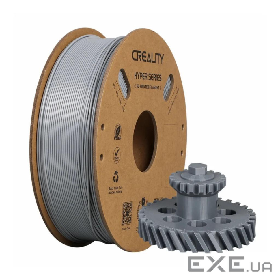 Пластик для 3D-принтера Creality ABS Hyper 1кг, 1.75мм, grey (3301020041)