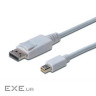 Кабель мультимедійний miniDisplayPort M to DisplayPort M 2.0m Digitus (AK-340102-020-W)