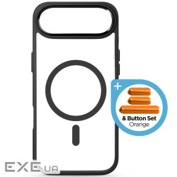Чохол до мобільного телефона Armorstandart Unit MagCase Apple iPhone 17 Air Black + Orang (ARM90582)