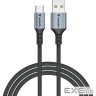 Кабель живлення та синхронізації Verbatim-USB-А-USB-C /120 см-чорний (31843)