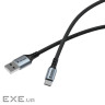 Кабель живлення та синхронізації Verbatim-USB-А-USB-C /120 см-чорний (31843)