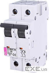 Автоматичний вимикач ETI ETIMAT 10 2p C 10А (10 kA) (2133714)