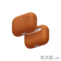 Чохол для навушників Uniq Lino для AirPods Pro 3 gen Silicone Orange (8886463696903)