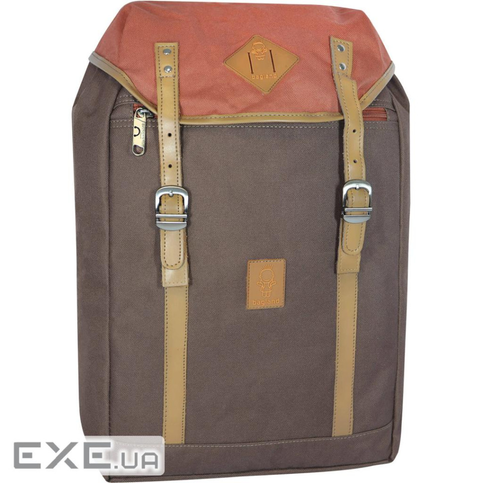 Рюкзак для ноутбука Bagland 15.6" Successful 17L 299 Brown/brick red 0050466 (63751135)