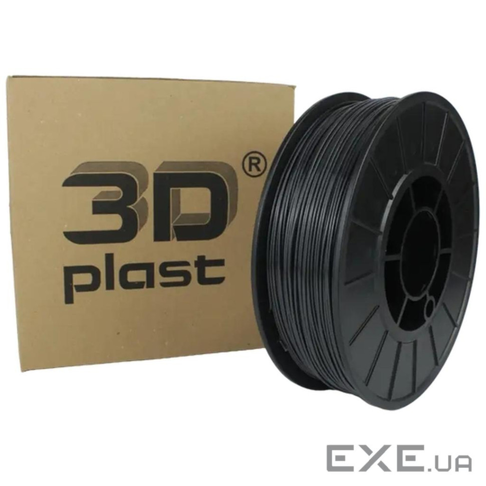 Пластик для 3D-принтера 3Dplast PETG 1.75мм, 0.85кг, graphit (3DPTG17508GF)