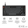 Клавіатура дротова Keychron V1 8K Keychron Super Red Switch Black RGB (V1W-D1-UA)