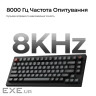 Клавіатура дротова Keychron V1 8K Keychron Super Red Switch Black RGB (V1W-D1-UA)