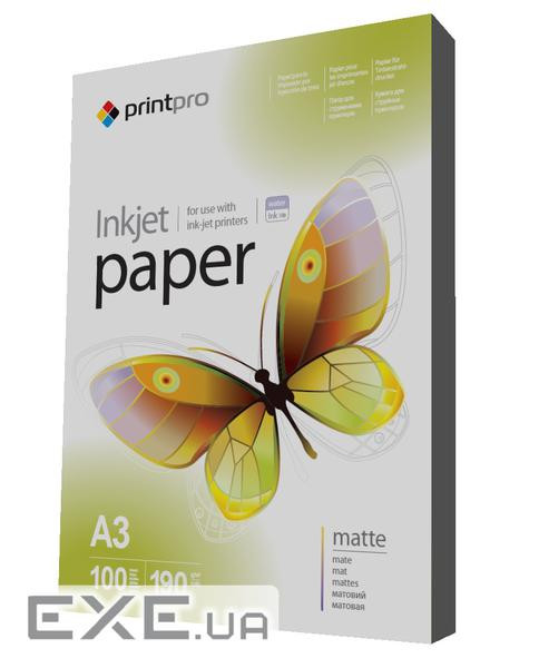 Фотопапір PrintPro A3 (PME190100A3)