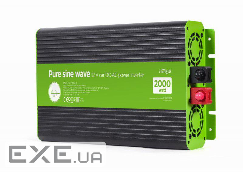 Автомобільний інвертор EnerGenie EG-PWC-PS2000-01 2000W