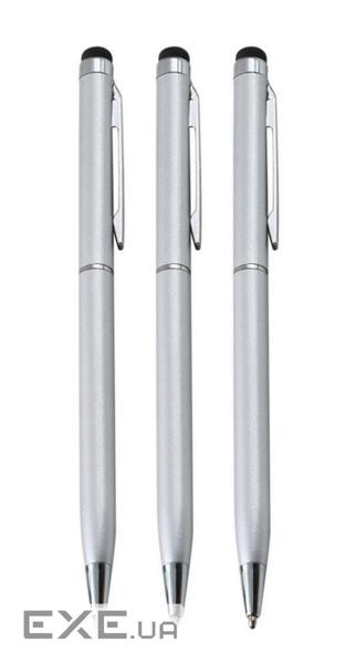 Стилус - ручка для ємнісних екранів, сріблястий (комплект 3 шт.) (S0533x3) CHINA